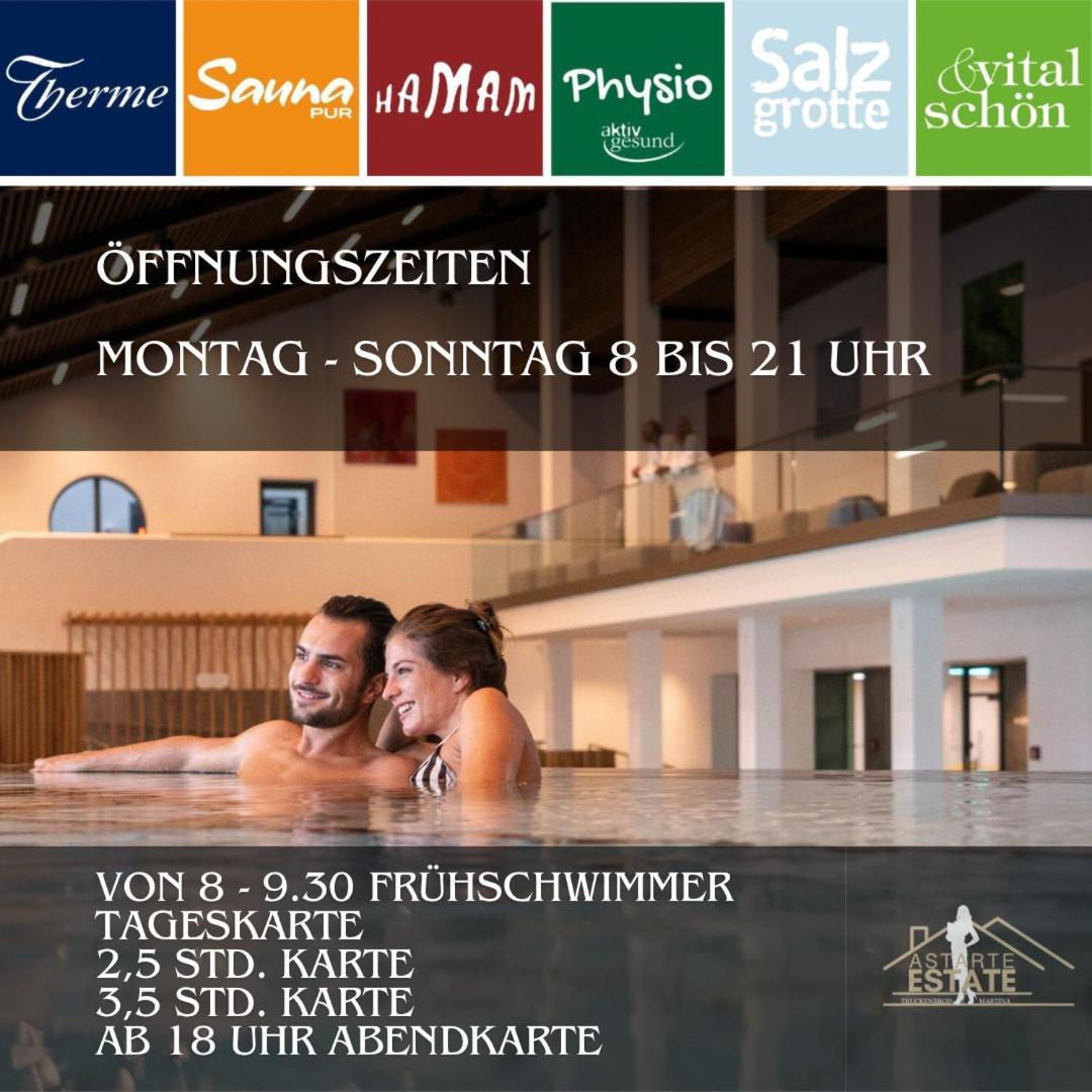 Fewo 20 - Appartement Im Rottalblick - Youngmodern Wohnen Mit Bademantelgang Zur Therme, Tv, Balkon Und Persoenlichem Gaesteempfang Von Astarte Estate บัด กรีสบาค ภายนอก รูปภาพ